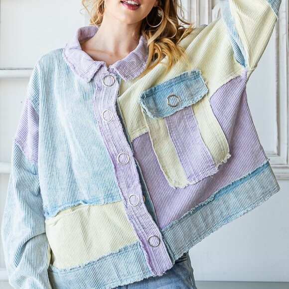 Oli & Hali Pastel Jean Jacket - Picture 2 of 5